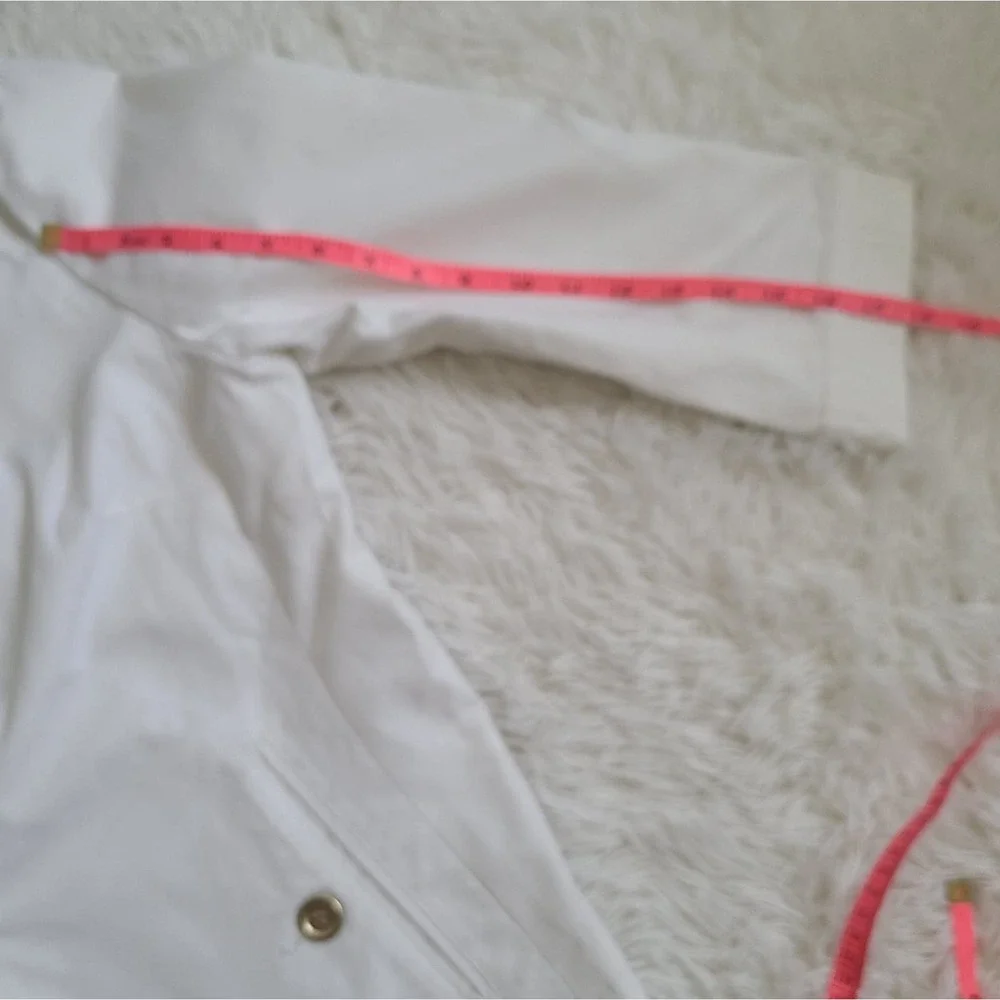 Talbots White Gold Button Blazer Size 20 - Picture 8 of 10
